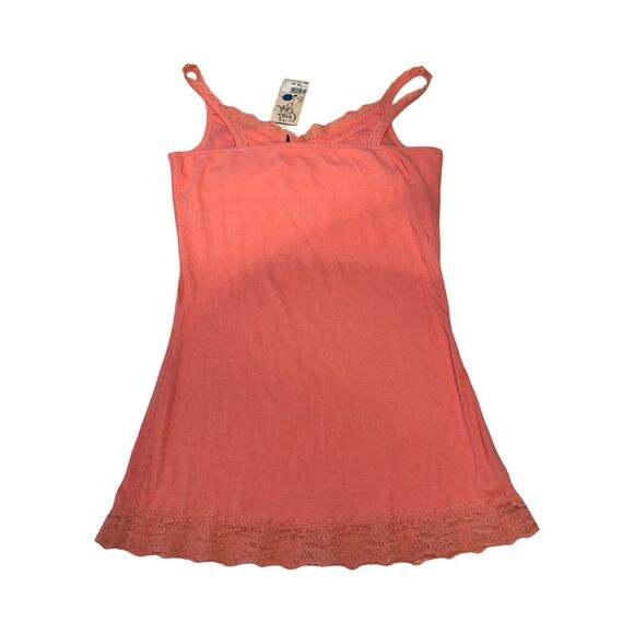 Cruel Girl Woman’s Small Pink y2k Lace Trim Layering Tank Top Cami Nwt - Picture 4 of 4